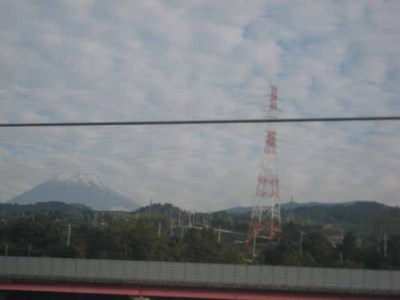 Mt. Fuji from the Shinkansen